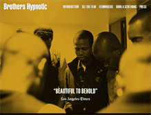 Tablet Screenshot of hypnoticbrassfilm.com